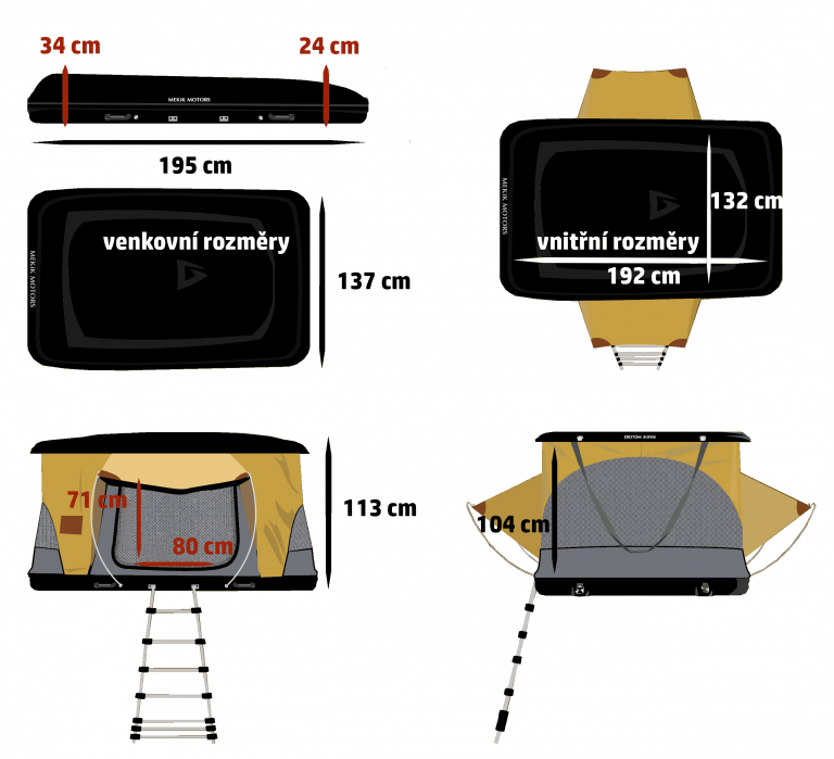 nejlepší střešní stan, camping, stan na auto, autostan, kempování v autě